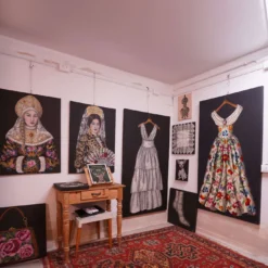 Abito in Pittura Merletto