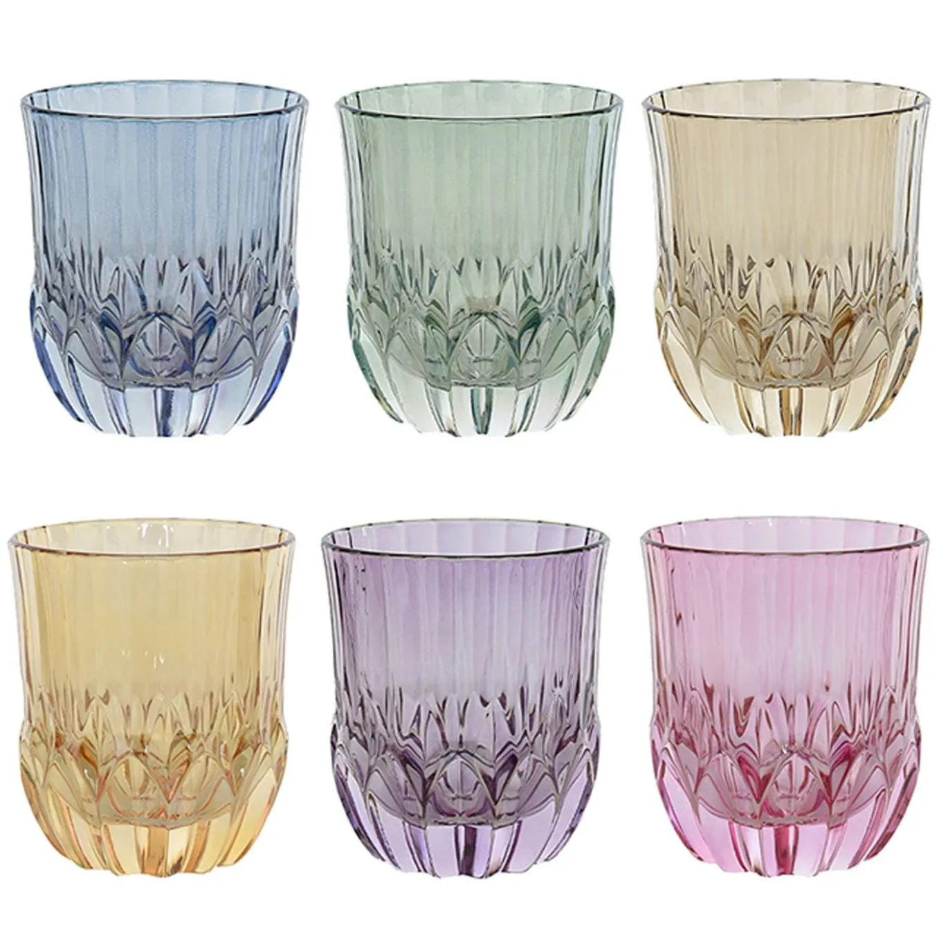 Ada 10 Set di 6 bicchieri da acqua