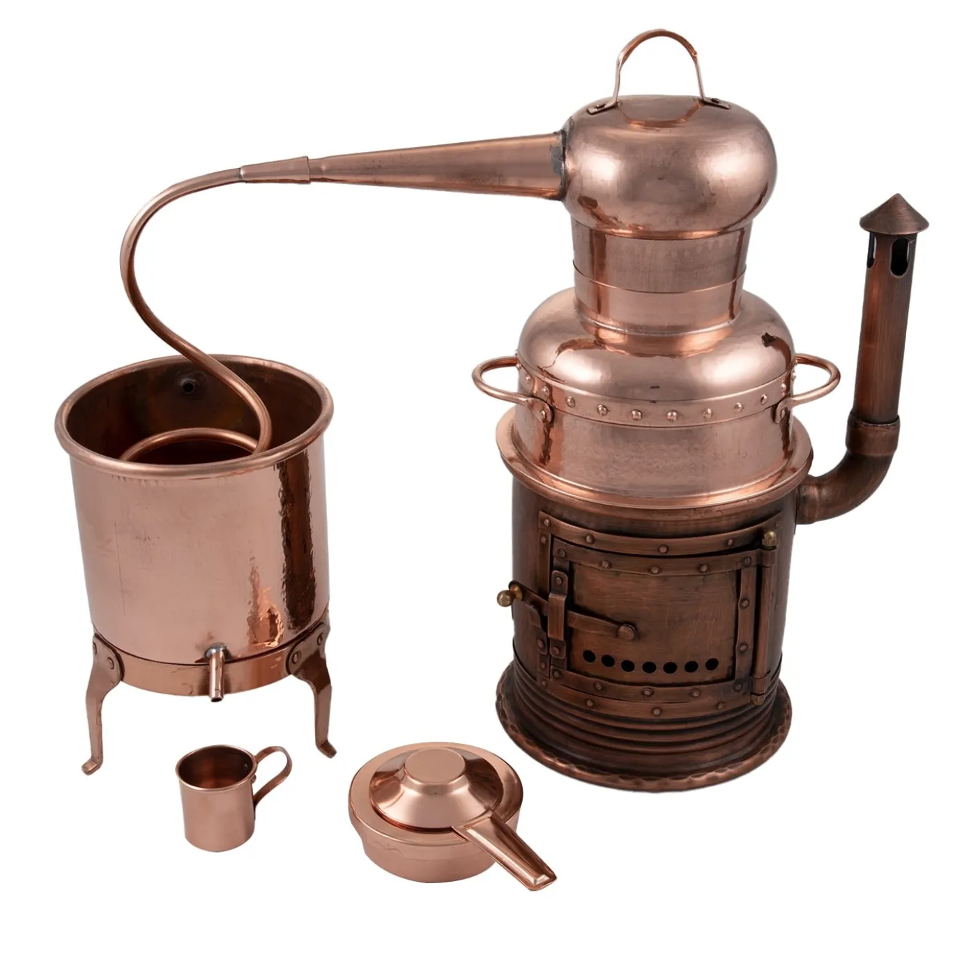 Alambicco decorativo in rame