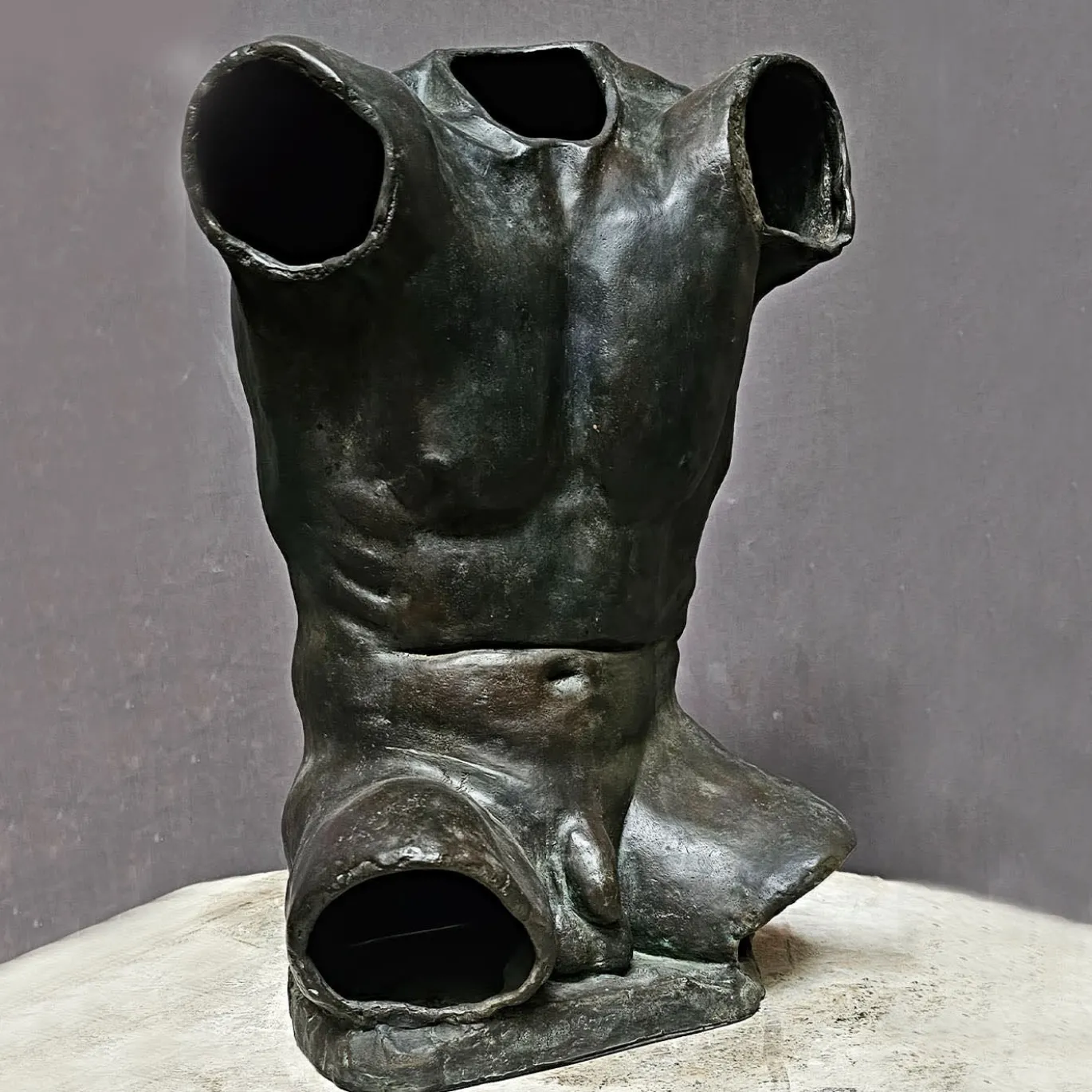 Alan Torso Scultura in bronzo