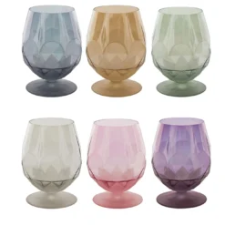 Alkimia 04 Set di 6 bicchieri arcobaleno