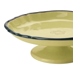 Alzata per torta Monogram Vaniglia Imperiale in ceramica