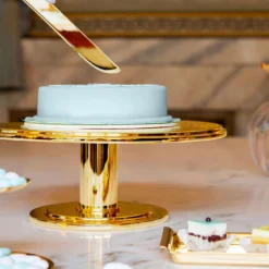 Alzata per torta Sole 2 Golden