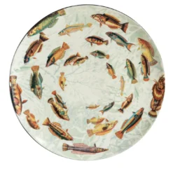 Amami Piatto da cena in porcellana con pesce tropicale #5