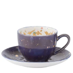 Apollo Bianco Set di 2 tazze e piattini da caffè espresso