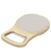 Apribottiglie Brooklyn bianco e ottone