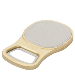 Apribottiglie Brooklyn bianco e ottone
