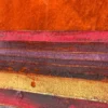Arazzo Dipinto a Mano Foglia Marrone Deserto