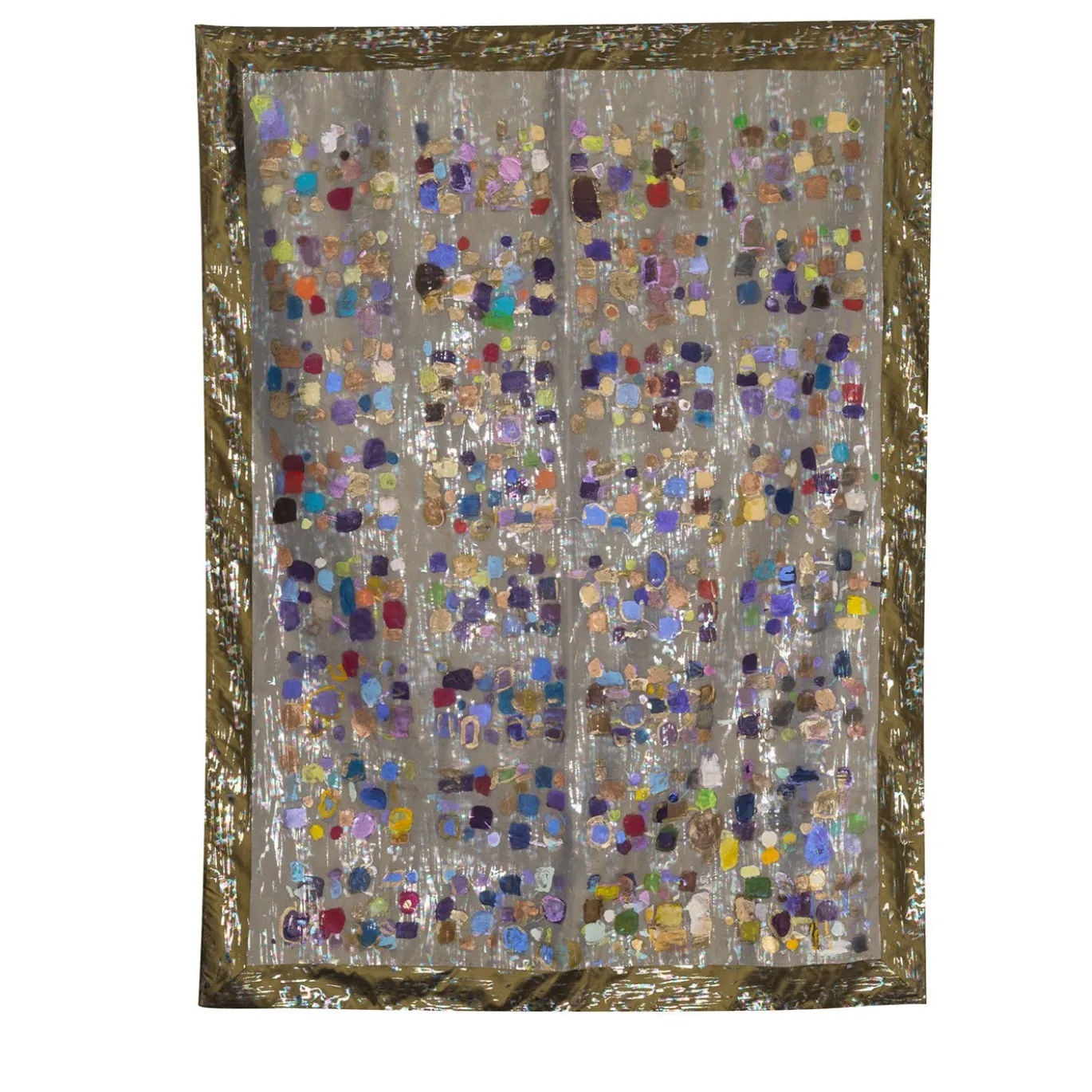 Arazzo Floral Eruption in organza di seta