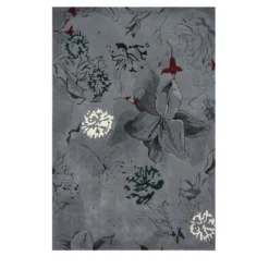 Arazzo grigio Flower Power 2