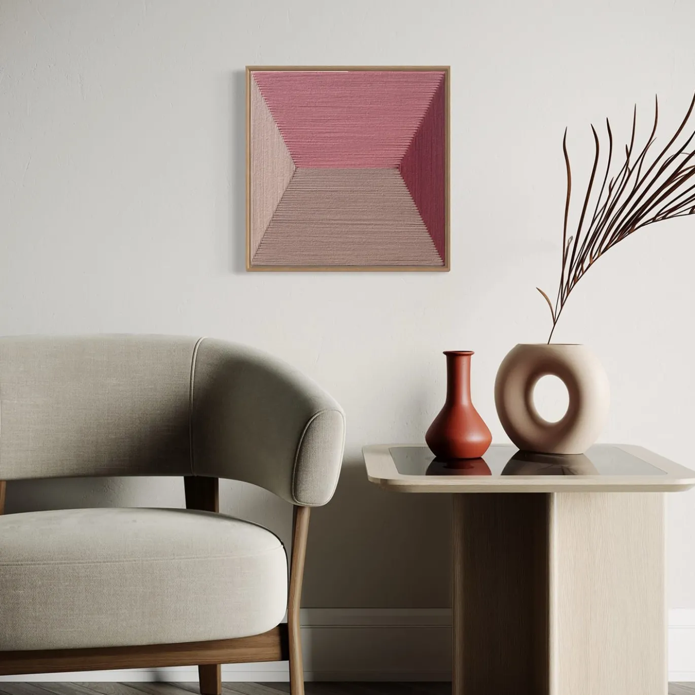 Arazzo multicolore Simple Forms #3