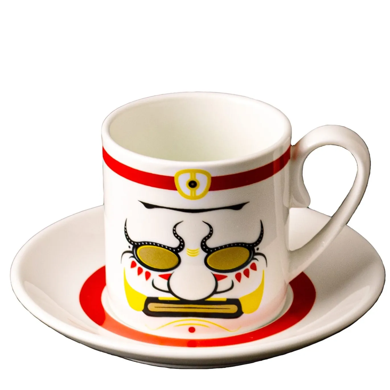 Asuka-Kio Set di 6 tazze da caffè con piattini