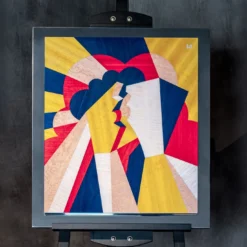 Bacio San Valentino Quadri Specchio