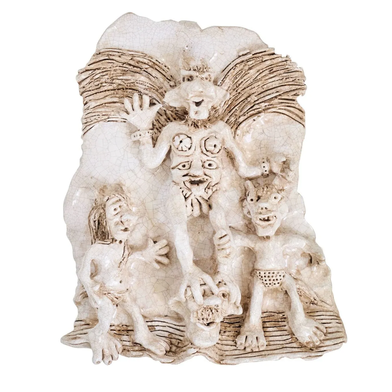 Bassorilievo in Ceramica Tarocchi Tricky Il Diavolo
