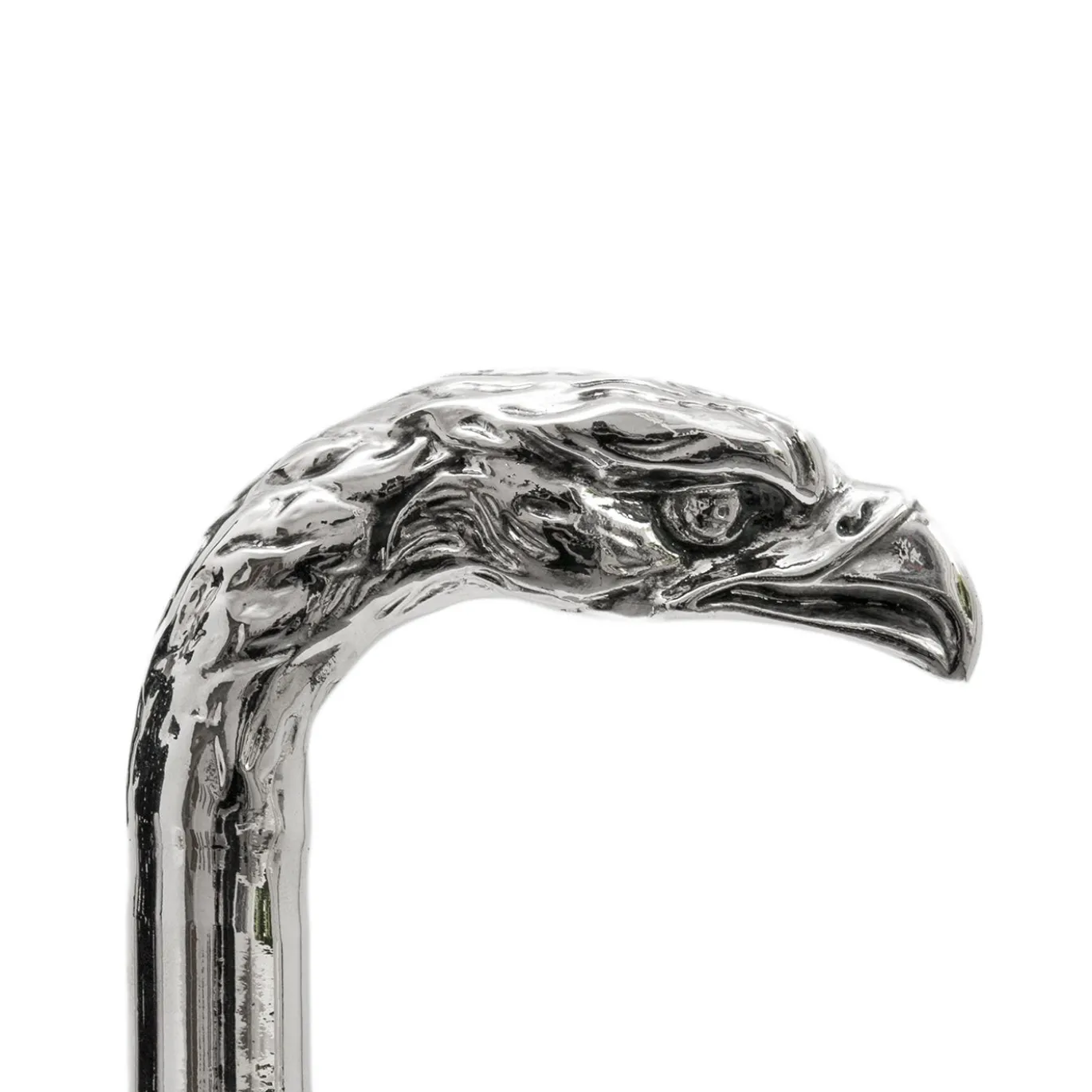 Bastone con manico ad aquila d'argento