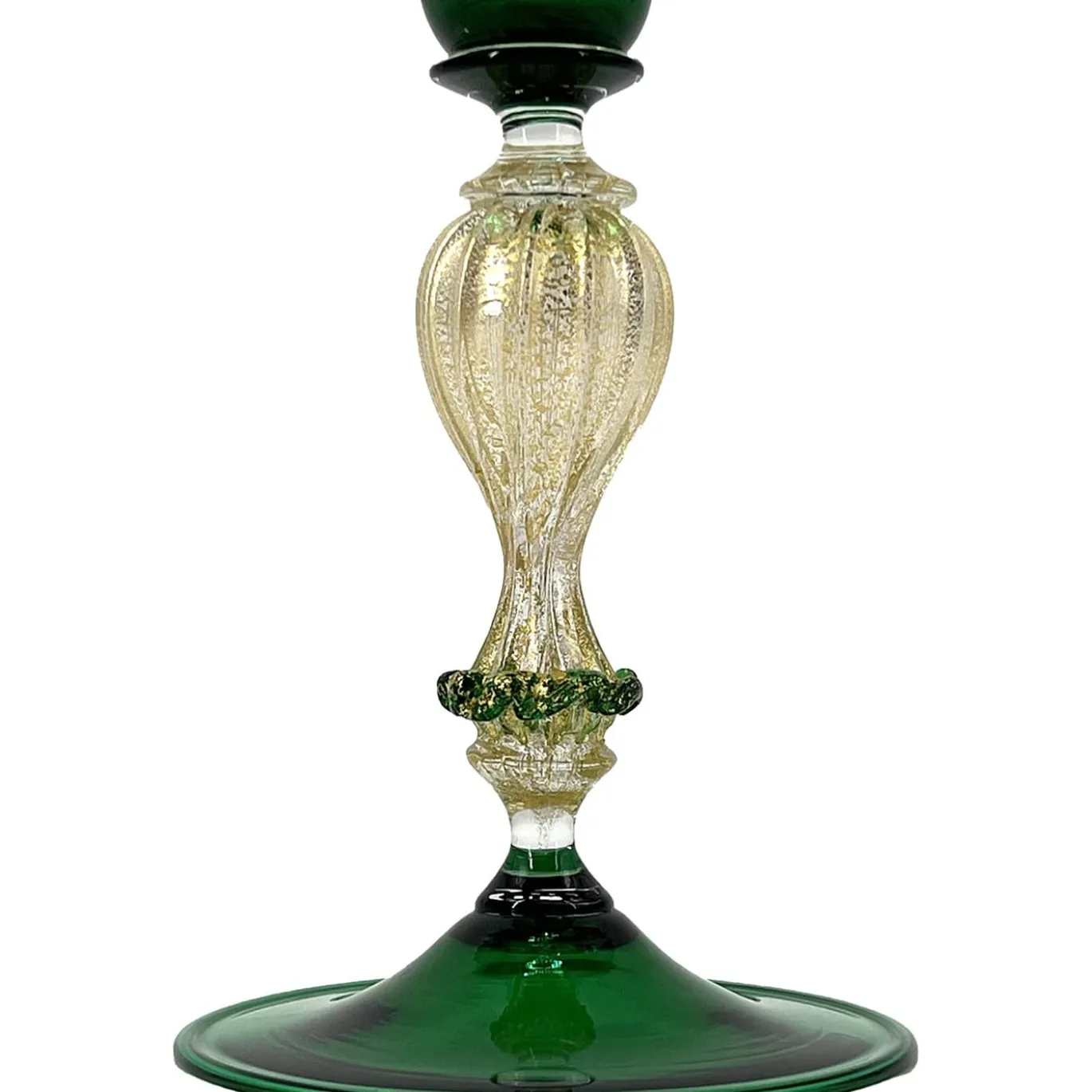 Bicchiere a stelo verde Tipetto #1