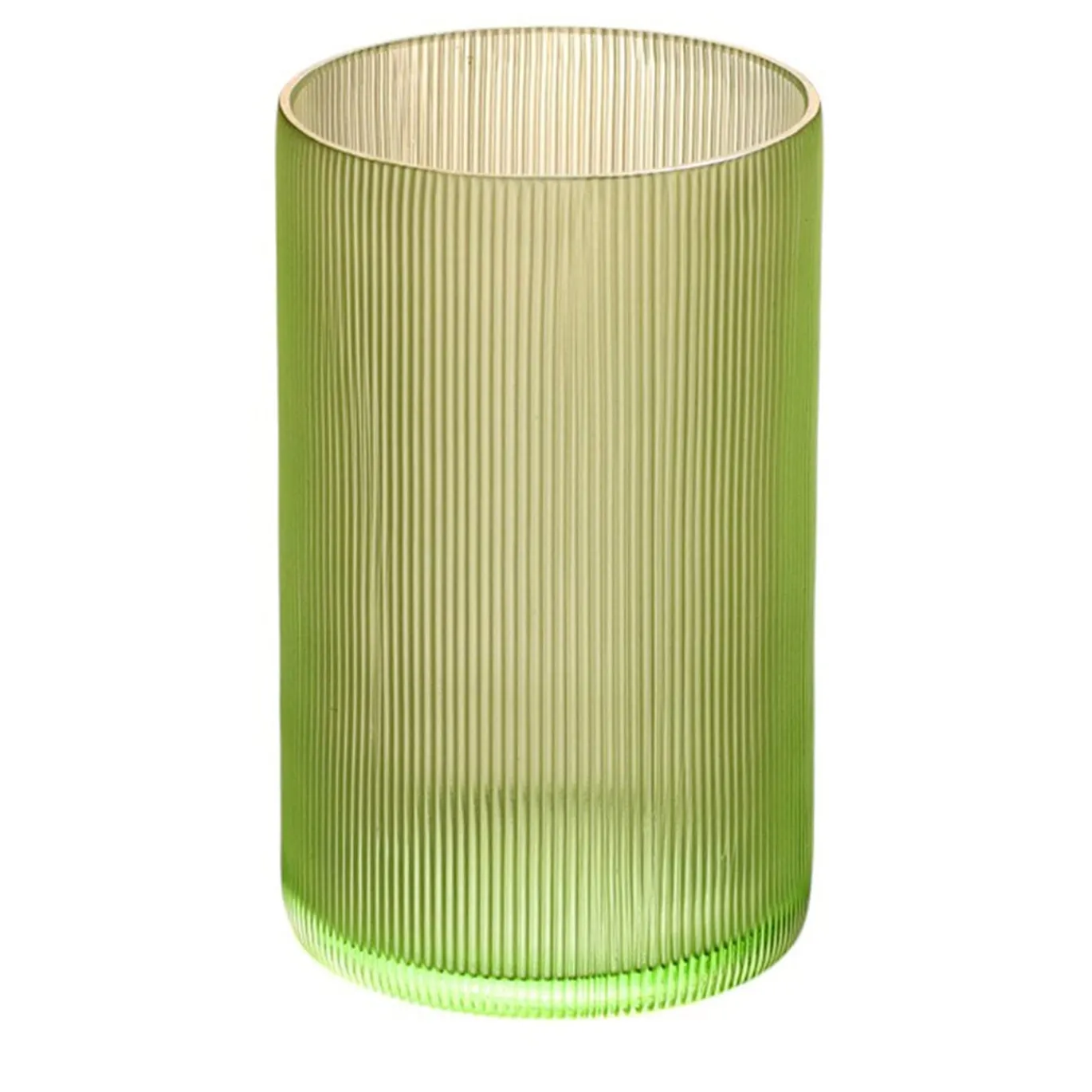 Bicchiere Millerighe Verde Chiaro
