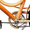 Bicicletta da donna rivestita in pelle, naturale