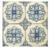 Blu Mare Set di 4 piastrelle #8