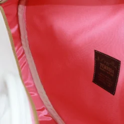 Borsa da Tennis in Pelle Rosa Sinuous