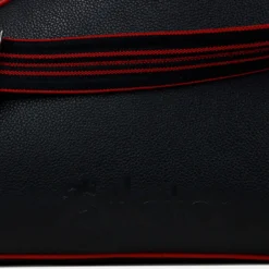 Borsa da tennis rossa e nera