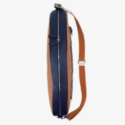 Borsa in Pelle per Paddle e Pickleball Bianco, Arancione e Blu