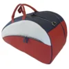 Borsa in pelle rossa bianca e blu per Padel e Pickleball