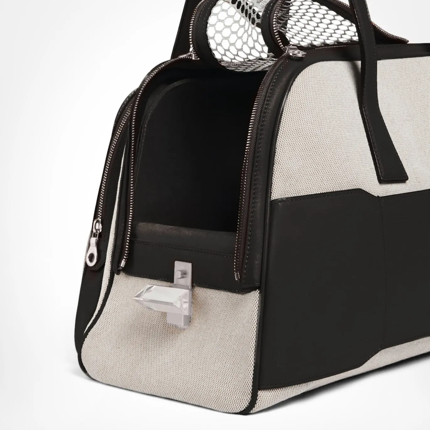Borsa per animali domestici Lola Nera e Noce