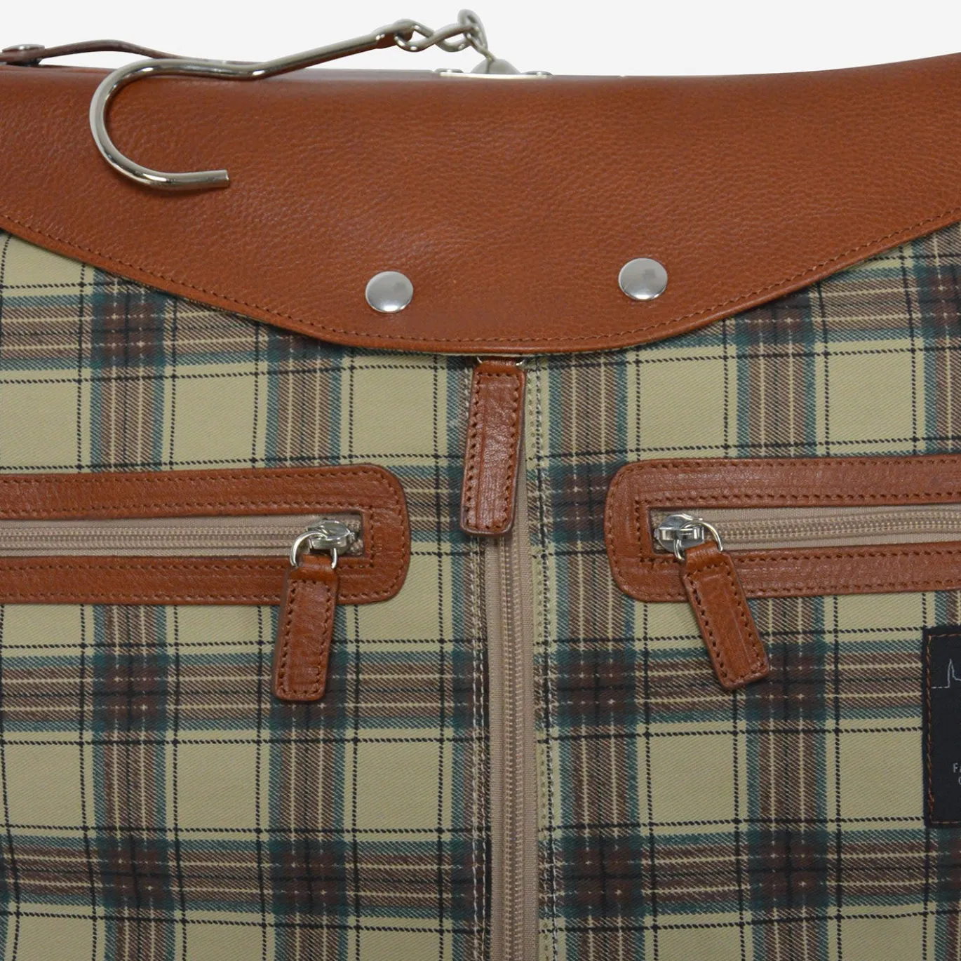 Borsa porta abiti marrone