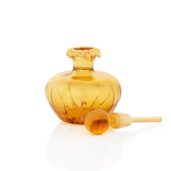 Bottiglia di Profumo Cristallo Oro Tonda Coco