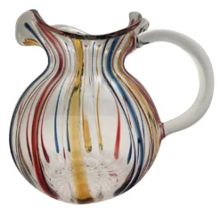Brocca Torcello De Medici a righe multicolore