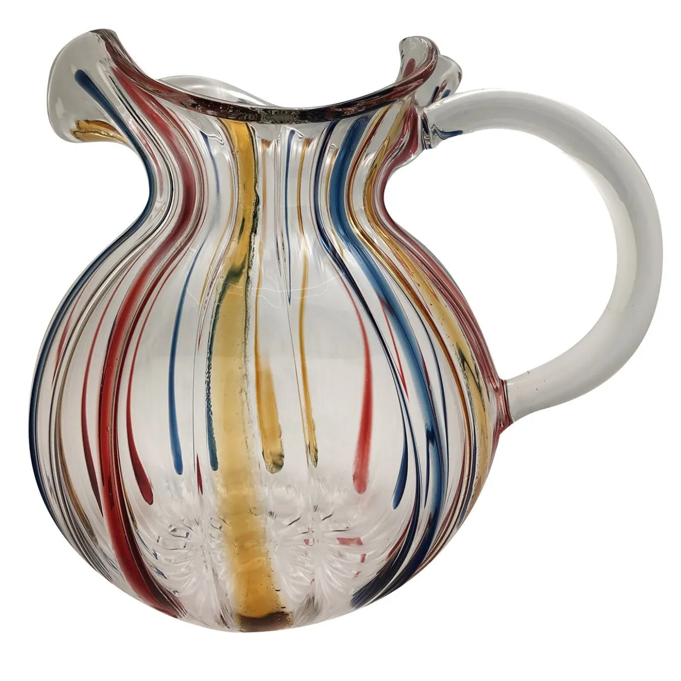 Brocca Torcello De Medici a righe multicolore