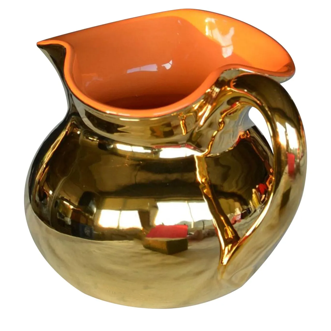 Brocca Torcello oro e arancio