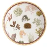 Cabinet De Curiosités Set di 2 piatti da dessert in porcellana con coralli