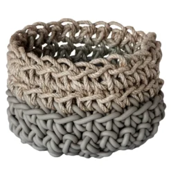 Canapa Pearl Grey Basket #3 di Rosanna Contadini