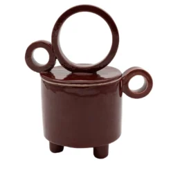 Candela in ceramica Cup Terra