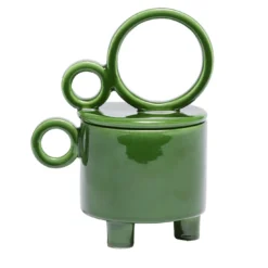 Candela in Ceramica Verde Erba Cup