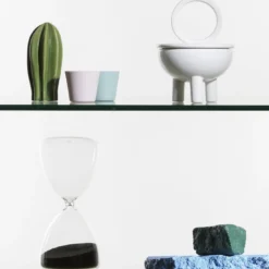 Candela Wok Aria in ceramica bianca