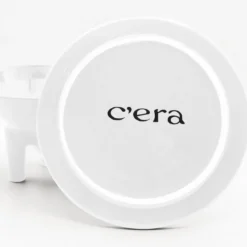 Candela Wok Aria in ceramica bianca