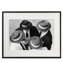 Cappelli italiani, stampa con cornice di Hulton Archive