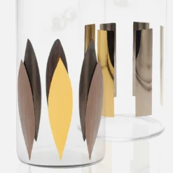 Caraffa Circus in vetro con dettagli in oro 24K e platino #2