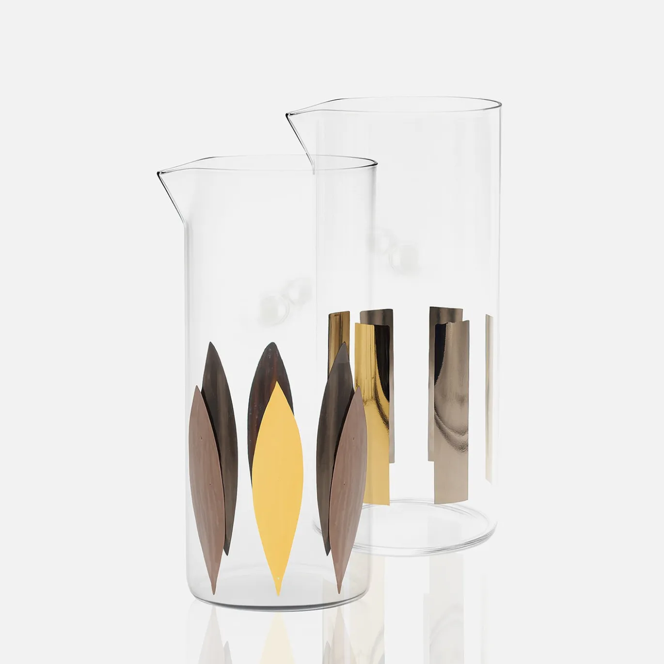 Caraffa Circus in vetro con dettagli in oro 24K e platino #2