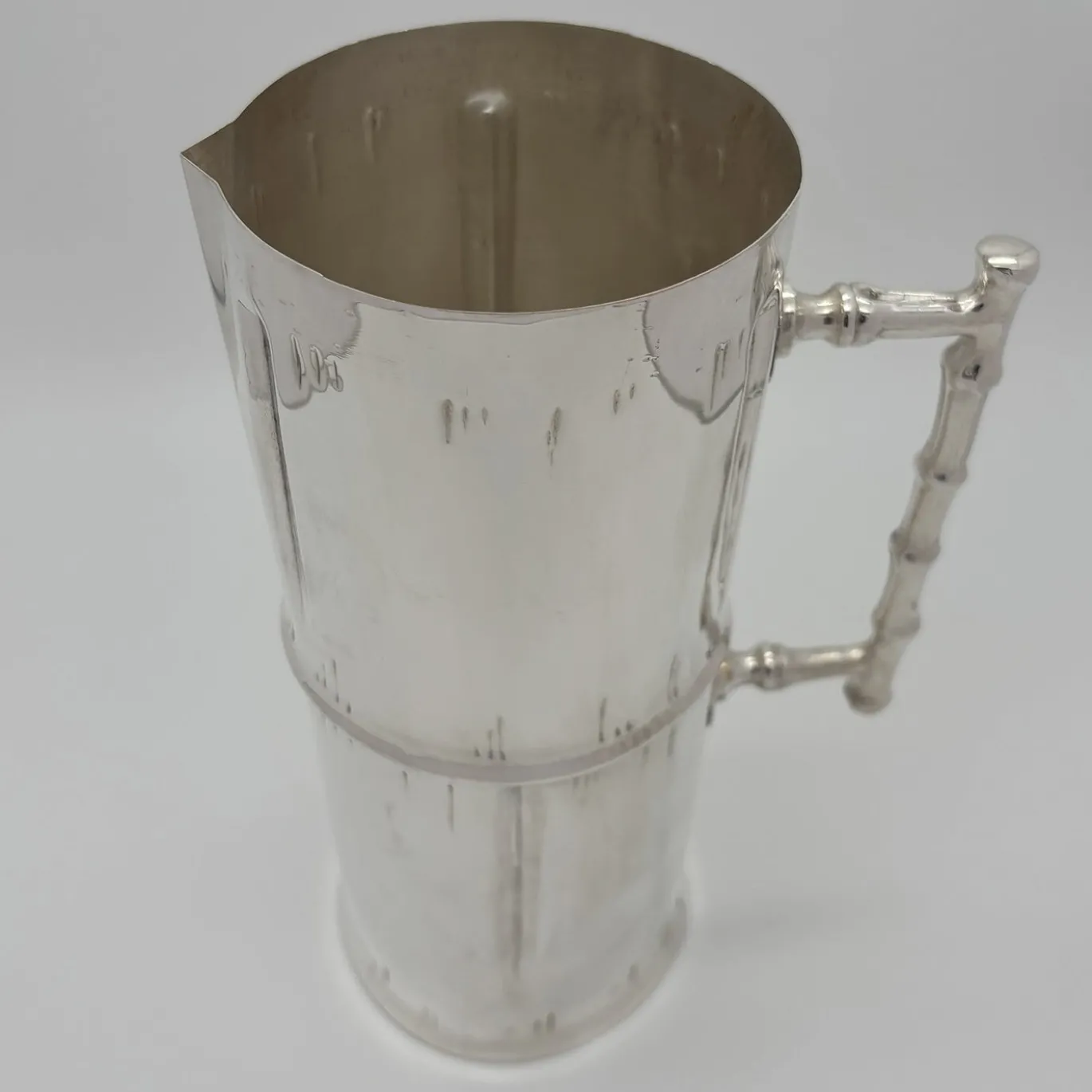 Caraffa d'acqua Bamboo in rame argentato