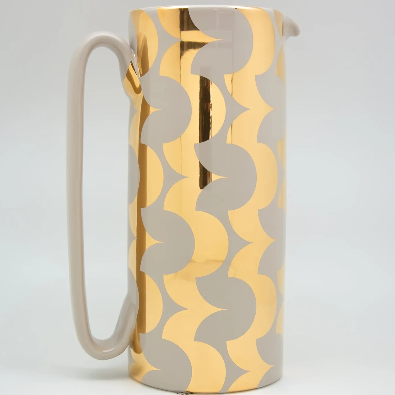 Caraffa Serlio Cicappa oro 24K e grigio