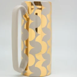 Caraffa Serlio Cicappa oro 24K e grigio