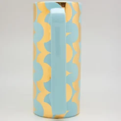 Caraffa Serlio Cicappa oro 24K e blu