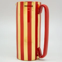 Caraffa Serlio Mercante oro 24 carati e rosso