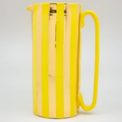 Caraffa Serlio Mercante oro 24K e giallo