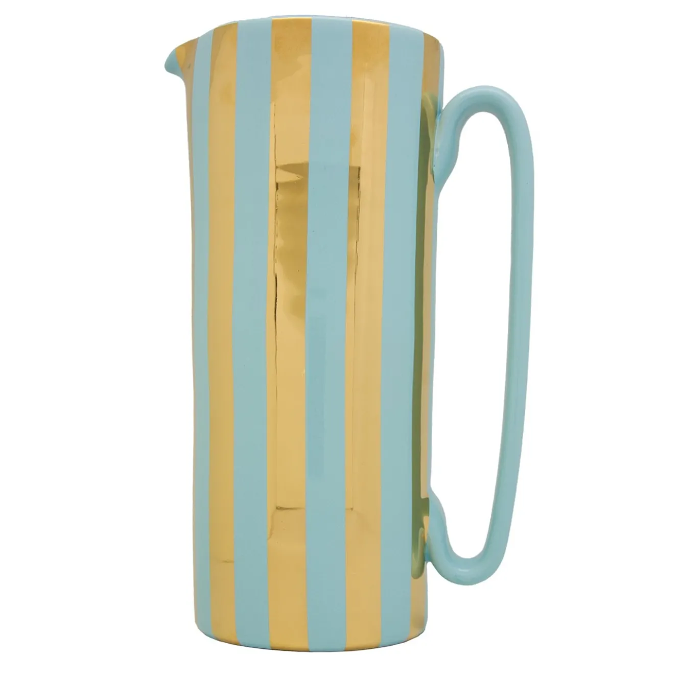 Caraffa Serlio Mercante oro 24K e blu