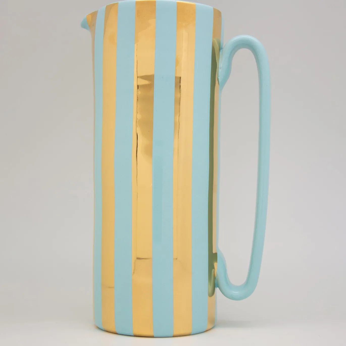 Caraffa Serlio Mercante oro 24K e blu
